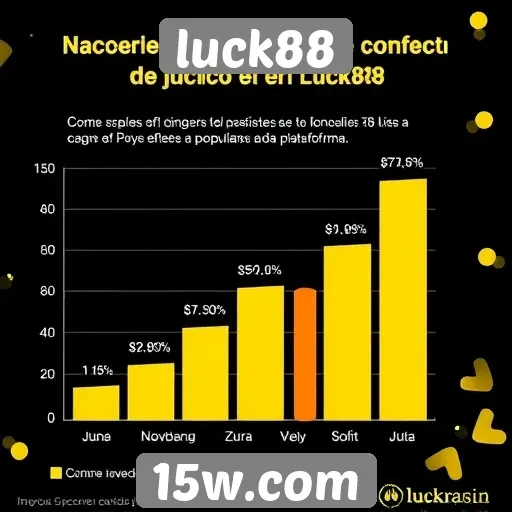 Estatísticas de crescimento do público no luck88
